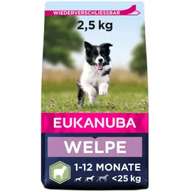 Eukanuba Puppy Small Medium mit Lamm & Reis Hundefutter 2,5 kg