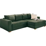 JOB Ecksofa Kampen Cord Grün