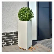 vidaXL Pflanzkübel Dreieckig 40 x 34,5 x 70 cm Weiß