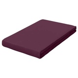 SCHLAFGUT Pure Topper Baumwolle 180 x 200 - 200 x 220 cm purple deep