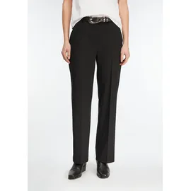 Comma, 7/8-Hose Straight-Leg schwarz 34