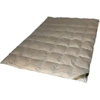 Betten Hofmann Premium Ganzjahres Daunendecke Kassette 6x8, 155x200 cm 100% neue weiße Daunen - Weiß