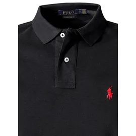 Ralph Lauren Piqué-Poloshirt schwarz XL