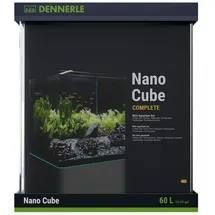 Dennerle Nano Cube Complete, 60 Liter - 38 x 38 x 43 cm - Mini Aquarium Komplettset