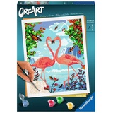 Ravensburger Malen nach Zahlen Flamingo Love