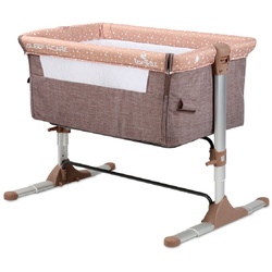 Lorelli Bettschaukel Sleep n Care ab Geburt, Matratze, höhenverstellbar, Öffnung in beige