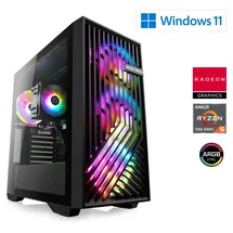 CSL Gaming-PC AMD Ryzen 5 7600 3,8 GHz 16 GB RAM 500 GB SSD Windows 11