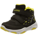 KANGAROOS Jungen Unisex Kinder KS-Goku V Stiefel, Jet Black/Lemon Chrome, 25 EU