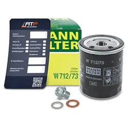 Mann-filter Ölfilter+Schraube+Ölwechselanhänger für Mazda