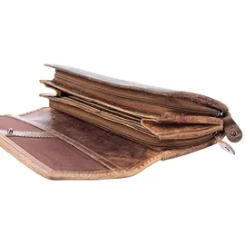 GREENLAND Nature Montana Geldbörse Damen RFID braun