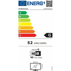 LG OLED42C44LA 42" 4K OLED evo TV C4