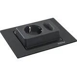 EVOline Einbausteckdose 1 St. Schwarz