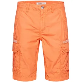 Camp David Cargoshorts CAMP DAVID, Herren, Gr. L, Normalgrößen, orange, Web, Material: 100% Baumwolle, unifarben, regular fit knielang, Hosen, aus Baumwolle