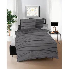 KAEPPEL Motion Mako-Satin zinn 200 x 200 cm + 2 x 80 x 80 cm