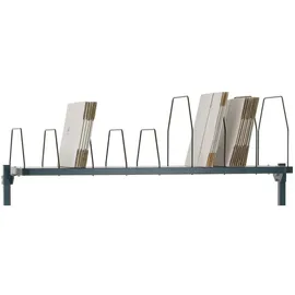 rocholz Arbeitstisch Stahl 1600 x 600 x 400 mm hellgrau