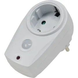 ChiliTec Steckdose mit Dämmerungsschalter - 230V Steckdosenschalter mit Dämmerungssensor - 10 bis 280 Watt - Simuliert Anwesendheit - Zwischenstecker für...