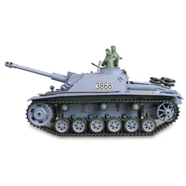 AMEWI RC-Panzer Sturmgeschütz III R&S 2,4GHZ RTR blau (1:16)