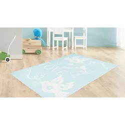 Kinderteppich ARTE ESPINA "Bambini 400", grün (mint), B:120cm H:5mm L:180cm, Polyester, Teppiche, Fantasievoll bedruckter Kinderteppich, angenehme Haptik