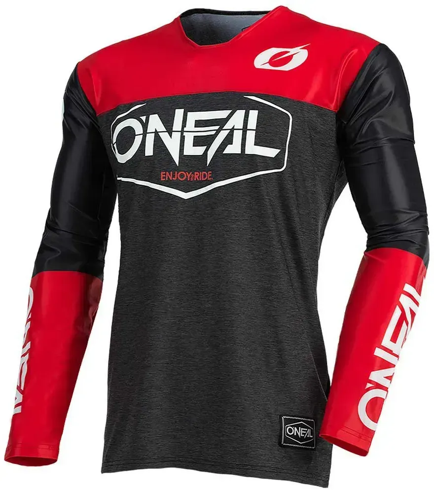 Oneal Mayhem Hexx Langarm-trikot - Black / Red - M