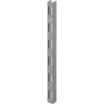 Trendline - Wandschiene 2-reihig Grau 100 X 2,5 Cm Wandschiene