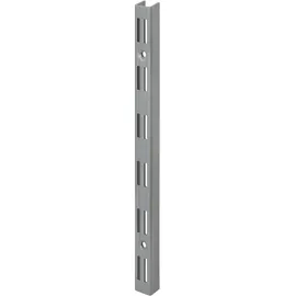 Trendline - Wandschiene 2-reihig Grau 100 X 2,5 Cm Wandschiene