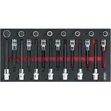 VIGOR Vielzahn-Schraubendreher-Einsatz-Sortiment V5091 Anzahl Werkzeuge: 22