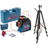 Bosch Linienlaser GLL 3-80 + Bosch Professional Stativ für Laser und Nivellier BT 150