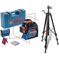 Bosch Linienlaser GLL 3-80 + Bosch Professional Stativ für Laser und Nivellier BT 150