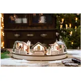 Hellum LED-Holz Stadt Szenerie 524604