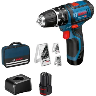 Bosch GSB 12V-15 Professional inkl. 2 x 2 Ah + Tasche 0615990GB1