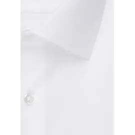 Seidensticker Businesshemd "Schwarze Rose", Herren, Gr. S38, normale Ärmellängen, weiß, 100% Baumwolle, unifarben, regular fit, 2-Knopf-Manschette, Hemden, Regular Kentkragen Uni