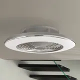 Mantra Iluminación Alisio Deckenventilator mit Beleuchtung silber/chrom