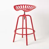 Homescapes Barhocker Traktorsitz 60–74 cm Rot