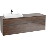 Villeroy & Boch Collaro Waschbeckenunterschrank 160 x 55 cm Arizona Oak