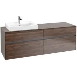 Villeroy & Boch Collaro Waschbeckenunterschrank 160 x 55 cm Arizona Oak