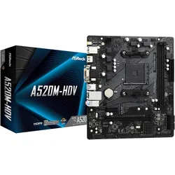 ASRock A520M-HDV - Motherboard - micro ATX - Socket AM4 - AMD A520 Chipsatz - US