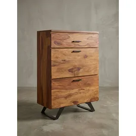 KADIMA DESIGN Highboard 80 x 120 x 41,5 cm Braun