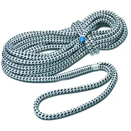 Seilflechter Festmacherleine 12 mm 8 m Weiß/Schwarz