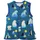 Toby Tiger Wende-Weste Beige/Blau 104