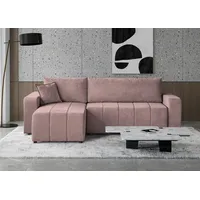 Beautysofa Ecksofa MORI rosa