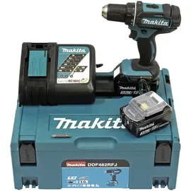 Makita DDF482RFJ inkl. 2 x 3,0 Ah + Makpac
