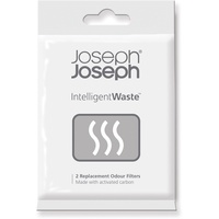 Joseph Joseph Deutschland GmbH Joseph Joseph Behälter für Bioabfall, intelligent, Aktivkohle-Geruchsfilter, Küchenabfall, 2 Stück