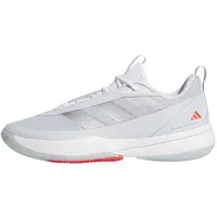 Adidas Front Court Shoes Basketball-Schuhe, Halo Blue/Silver met./FTWR White