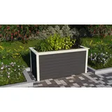 Karibu Hochbeet 2 163 x 79 x 82 cm terragrau 