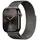 Apple Watch Series 10 GPS + Cellular 46 mm Titangehäuse schiefer Milanaise Armband schiefer M/L