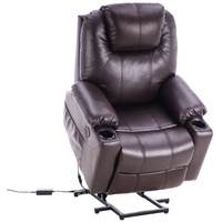 MCombo Elektrisch Aufstehhilfe Fernsehsessel Relaxsessel Massage Heizung USB 7040DB