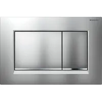 Geberit Sigma30 Betätigungsplatte für 2-Mengen-Spülung mattchrom-lackiert/hochglanz-verchromt 115.883.JQ.1