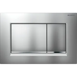Geberit Sigma30 Betätigungsplatte für 2-Mengen-Spülung mattchrom-lackiert/hochglanz-verchromt 115.883.JQ.1
