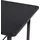 vidaXL Bartisch Schwarz 120 x 60 x 110 cm MDF