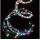 Fééric Lights and Christmas Lichterkette Kaskade 200 LEDs wetterfest Bunt